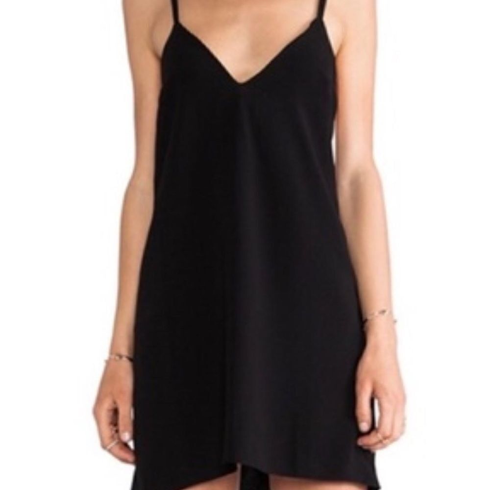 SOLACE London black mini dress LBD Betty Mini Dress in Black